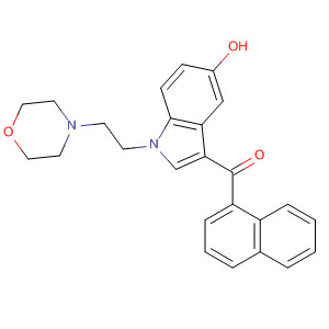 JWH 200 5-羥基吲哚代謝物結(jié)構(gòu)式_133438-72-9結(jié)構(gòu)式