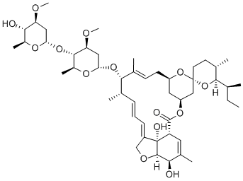 依維菌素結(jié)構(gòu)式_70288-86-7結(jié)構(gòu)式